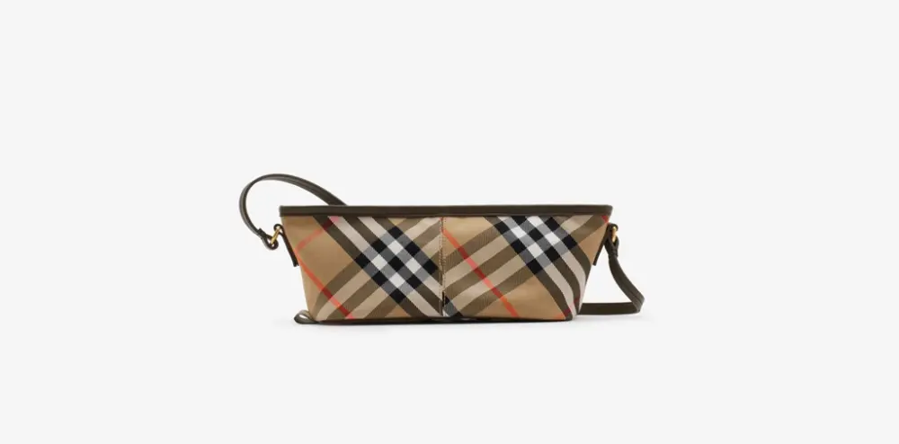 Túi Burberry Check Mini Bag 'Sand' 80952961 - Ảnh 3