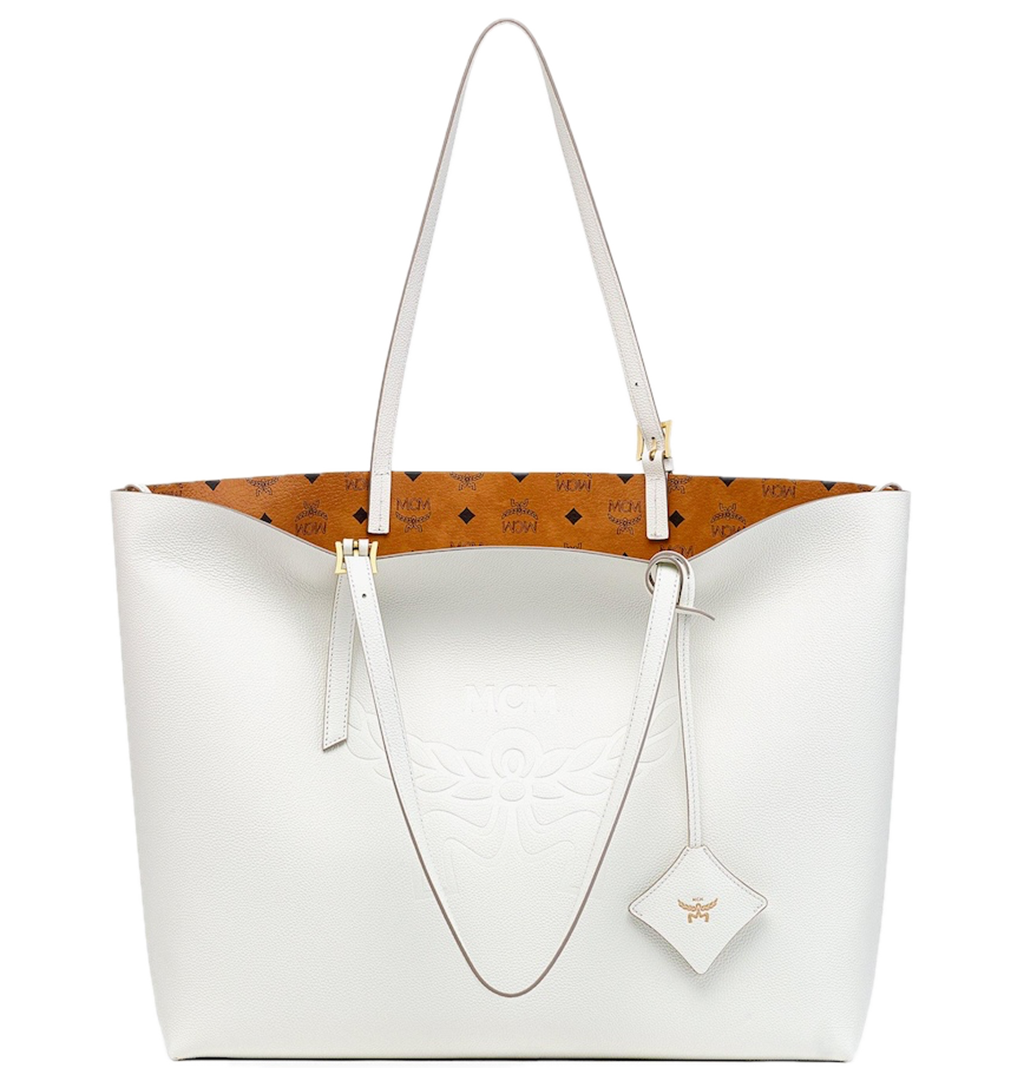 Túi MCM Himmel Shopper 'White' MWPESAC05WG001