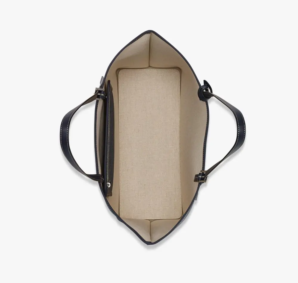 Túi MCM Himmel Shopper 'Navy' MWPESAC03VC001 - Ảnh 4