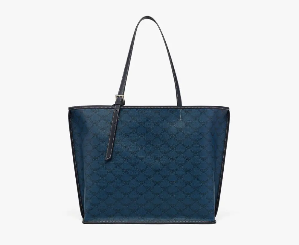 Túi MCM Himmel Shopper 'Navy' MWPESAC03VC001 - Ảnh 5