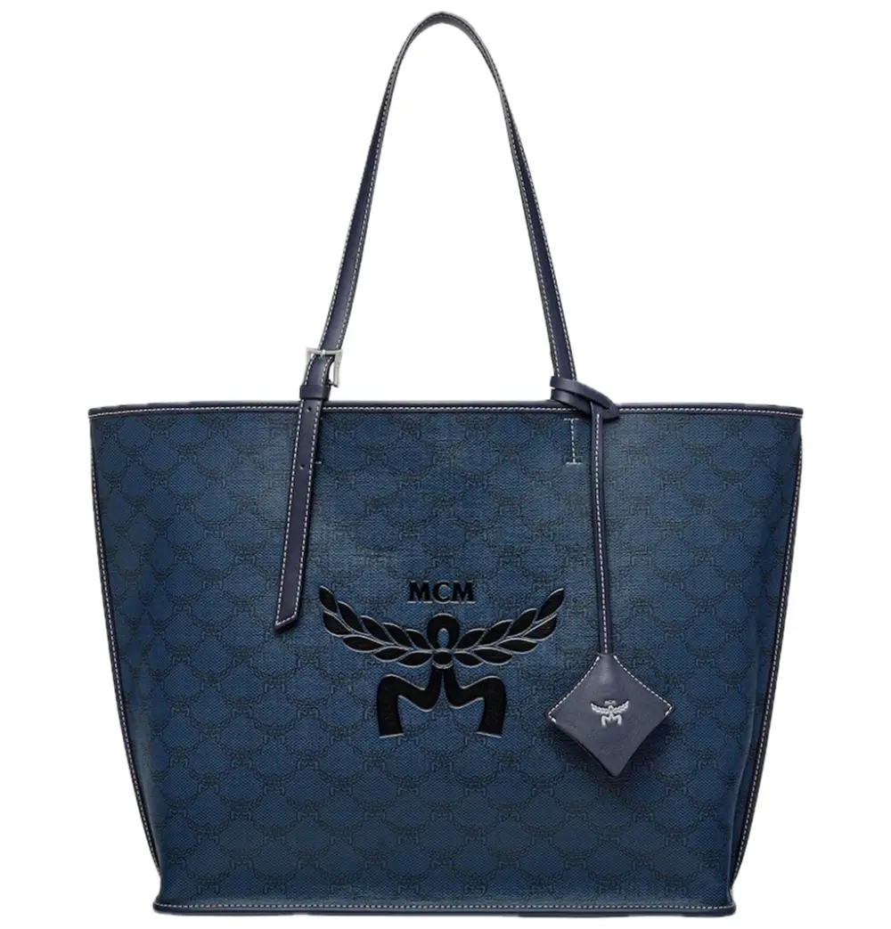 Túi MCM Himmel Shopper 'Navy' MWPESAC03VC001