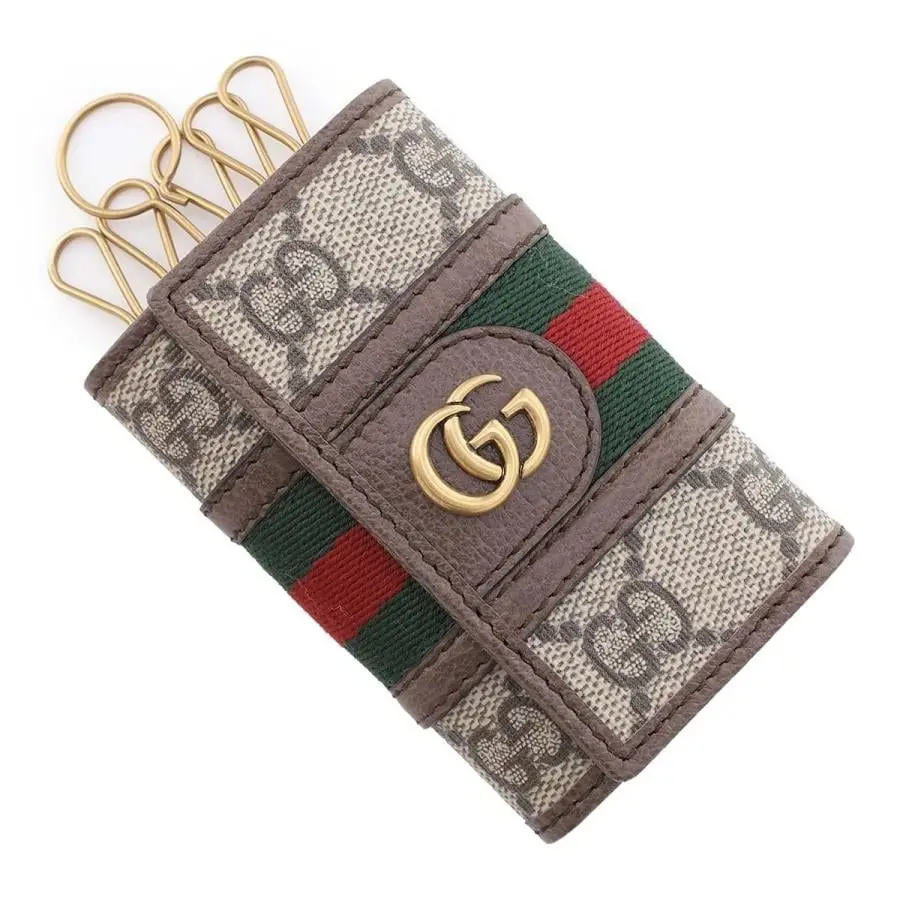 Ví Gucci GG Key Case 'Beige' 603732-96IWT-8745 - Ảnh 3