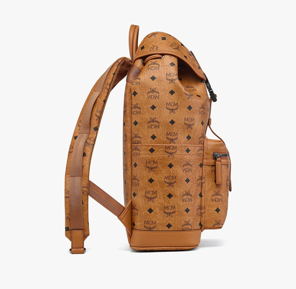 Alternative view of Balo MCM Brandenburg Backpack 'Cognac' MMKFSBG01CO001