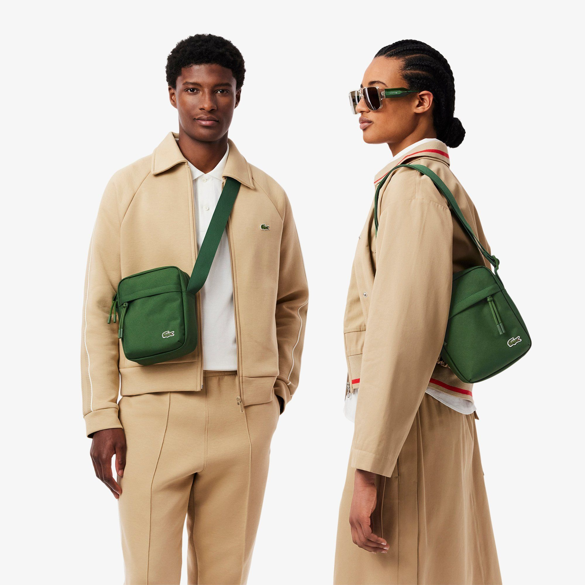 Túi Lacoste Neocroc Crossbody Bag ‘Green’ NU4788NE-B01 - Ảnh 3