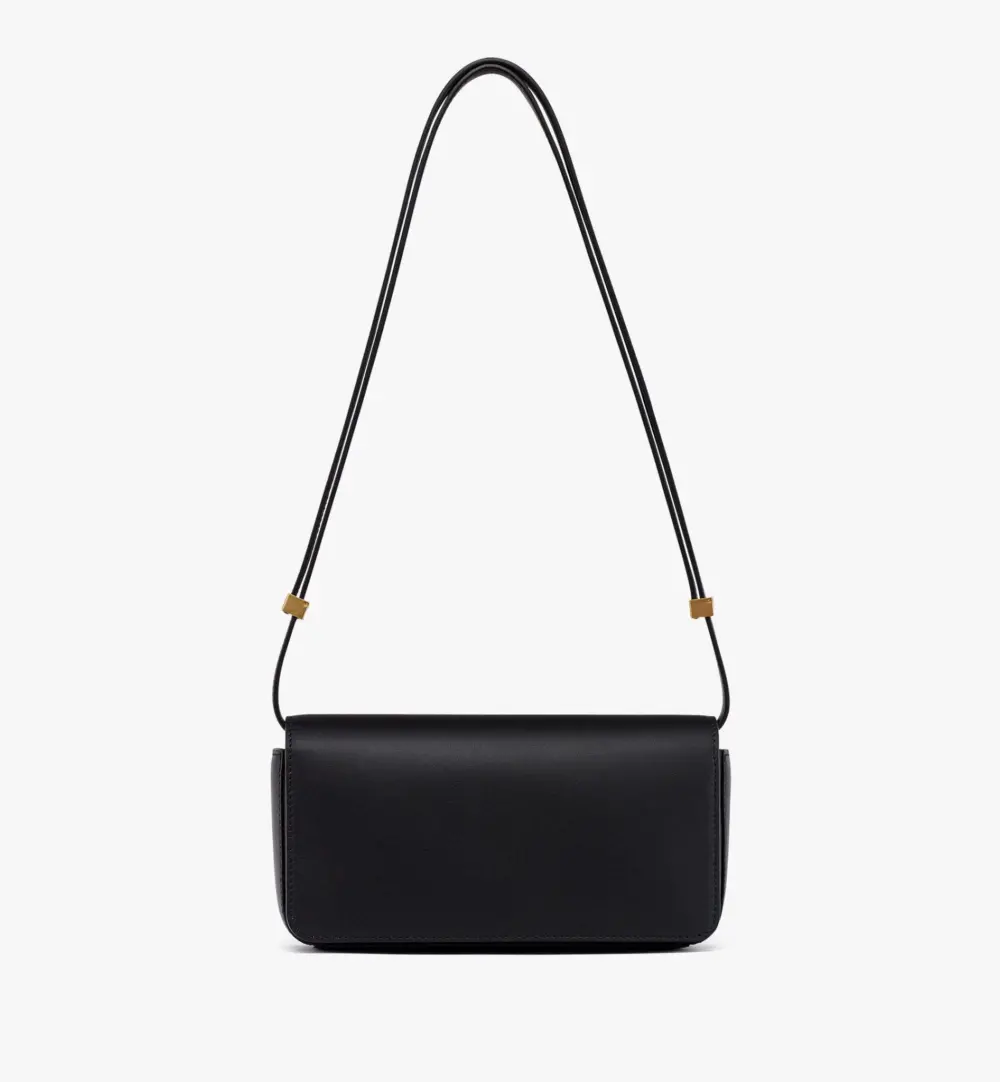 Túi MCM Himmel Shoulder Bag 'Black' MWSESAC06BK001 - Ảnh 4