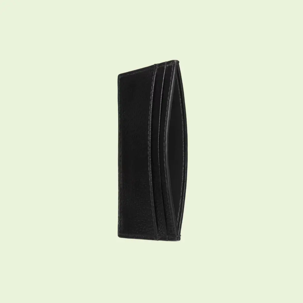Ví Gucci Card Case Horsebit 'Black' 700469-DJ20G-1000 - Ảnh 3