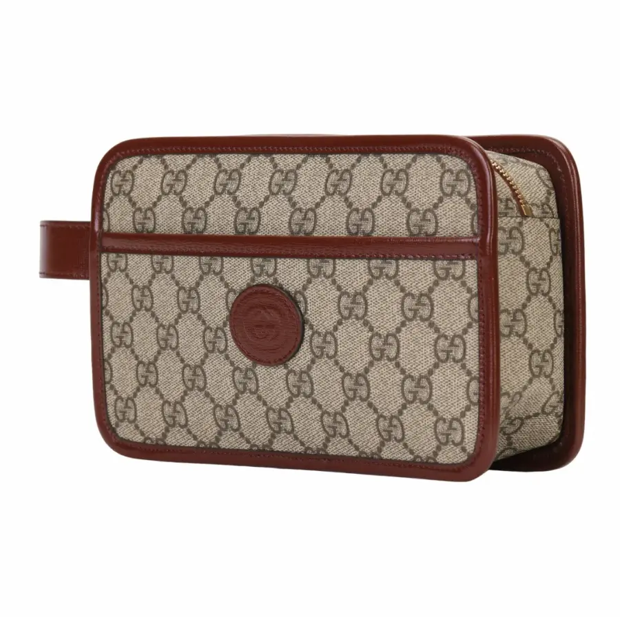 Alternative view of Túi Gucci GG Pouch Interlocking 'Brown' 625764-92TCG-8561