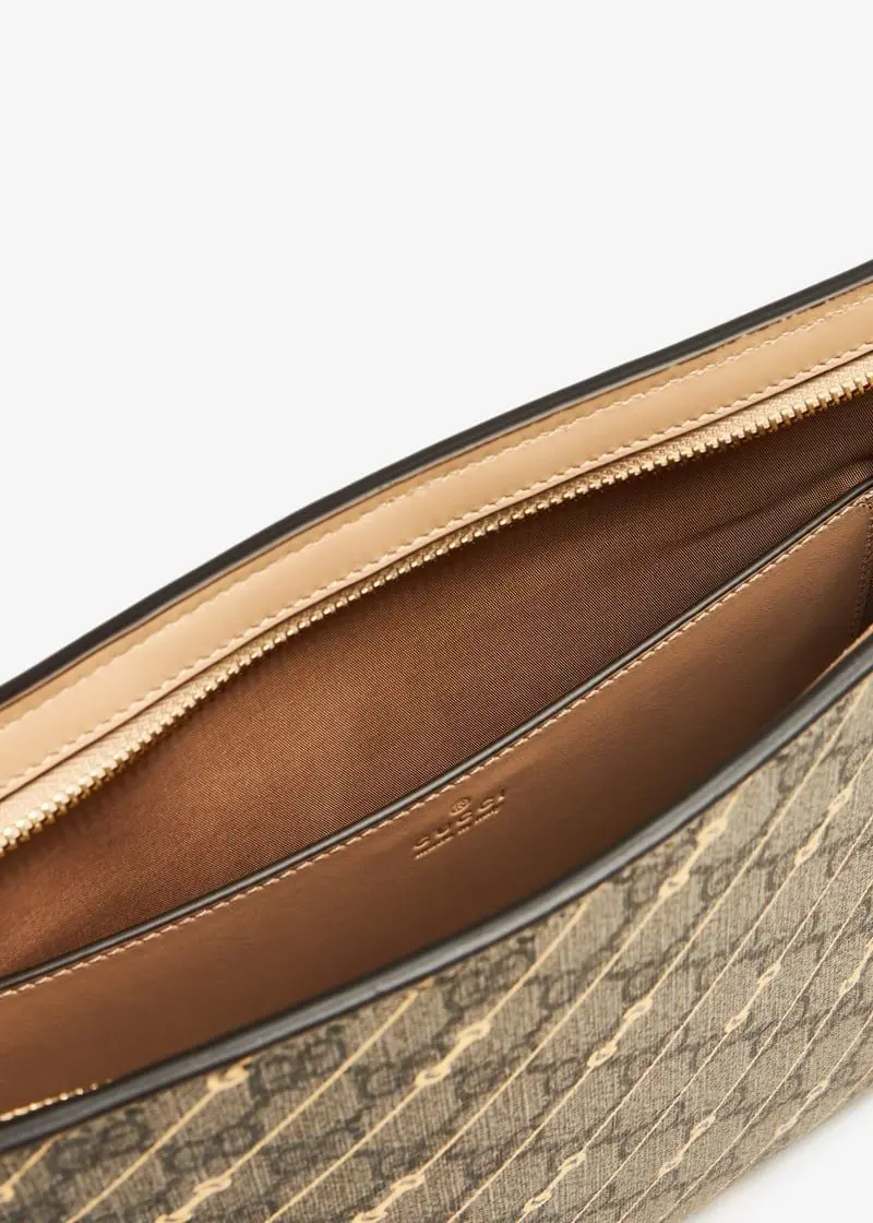 Túi Gucci Horsebit Print Pouch 'Beige' 774345-FACYR-8548 - Ảnh 3