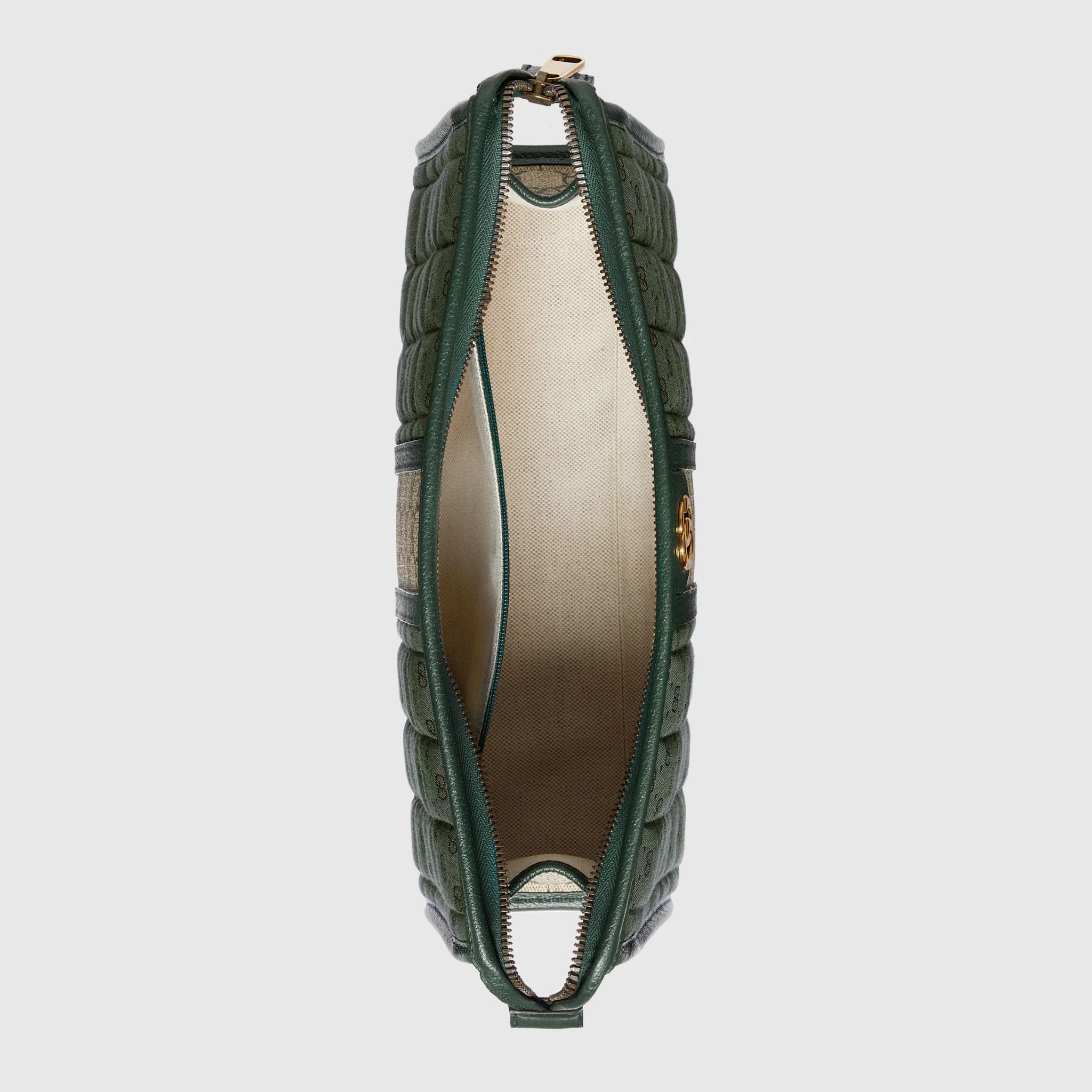 Túi Gucci Mini GG Canvas Pouch 'Green' 751912-FAB7W-3046 - Ảnh 3