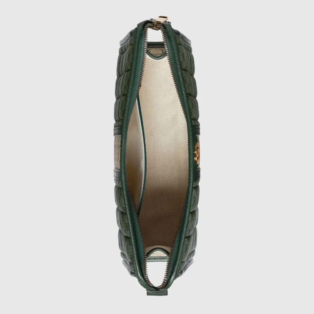 Túi Gucci Mini GG Canvas Pouch 'Green' 751912-FAB7W-3046 - Ảnh 3