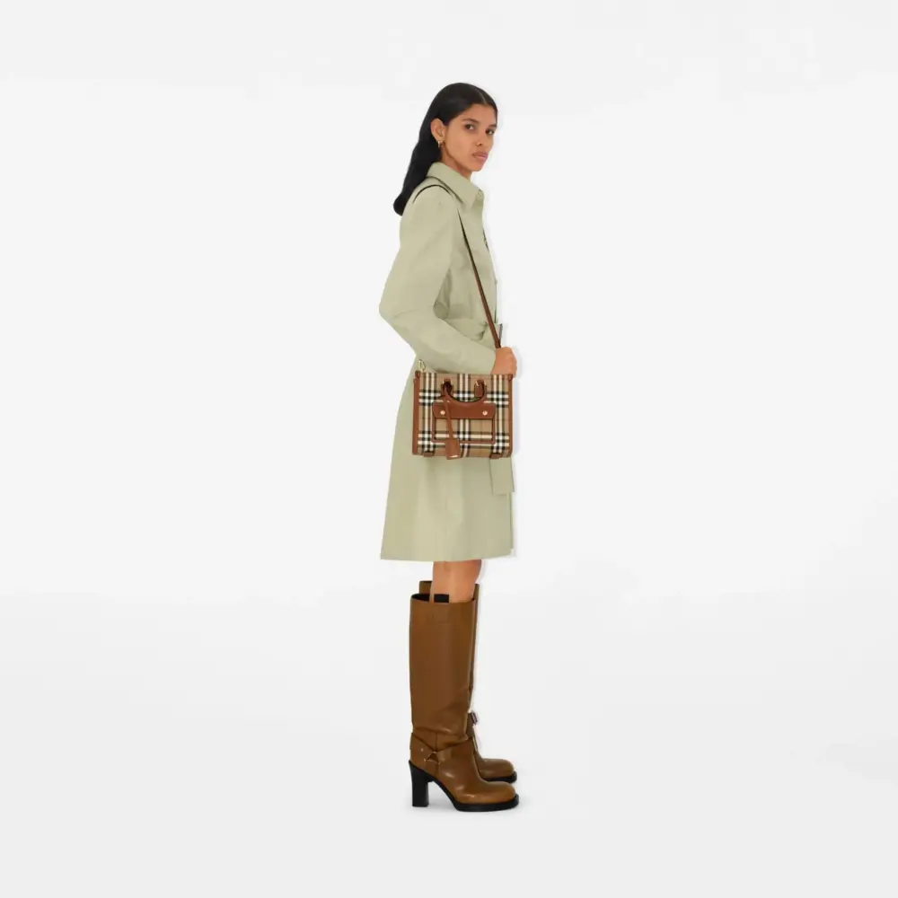 Túi Burberry Mini Freya Tote 'Archive Beige' 80975661 - Ảnh 5