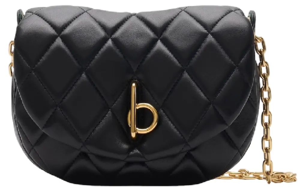 Túi Burberry Quilted Rocking Horse Bag 'Black' 81046281