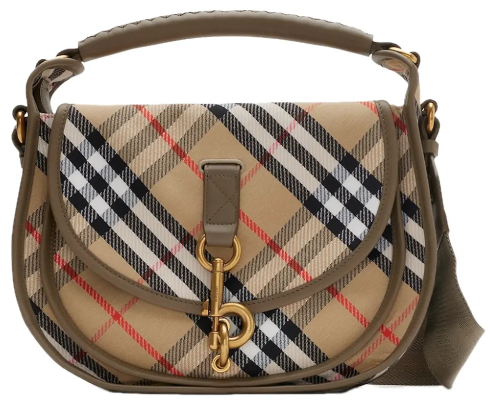 Túi Burberry Small B Clip Messenger Bag 'Sand' 81081201