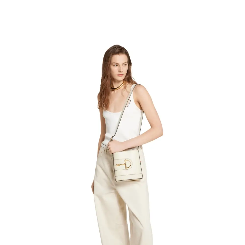 Túi Gucci 73 Mini Bucket Bag 'White' 833665-AAEC2-9540 - Ảnh 7
