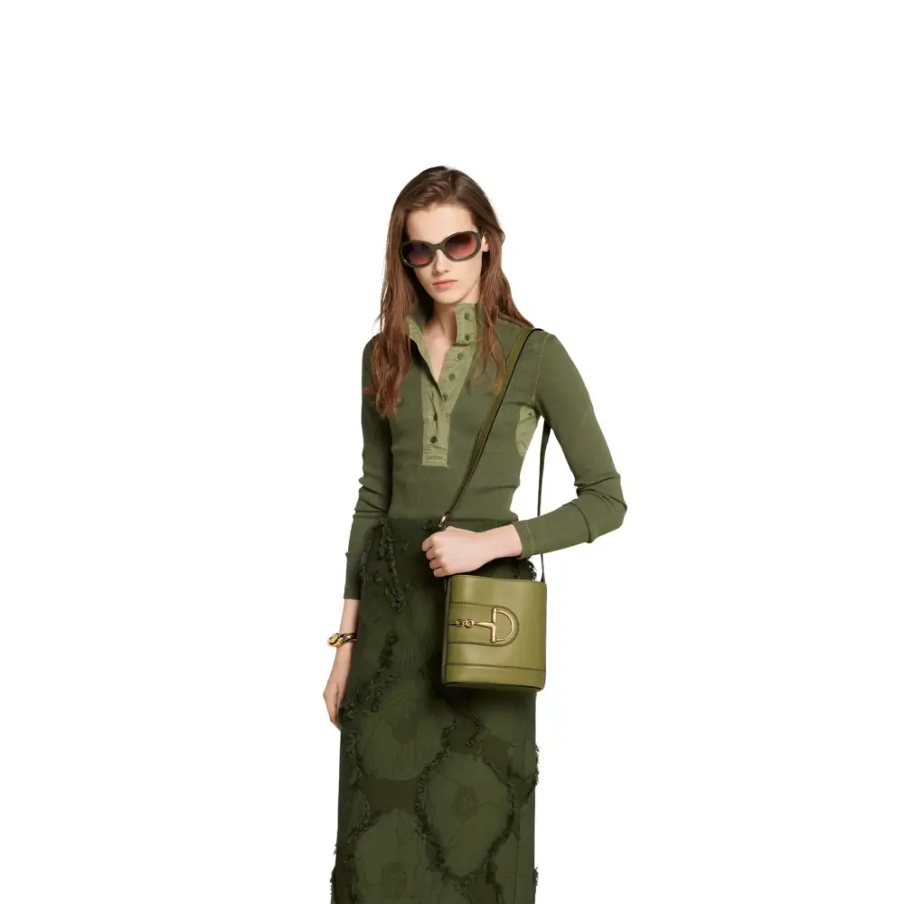 Alternative view of Túi Gucci 73 Mini Bucket Bag 'Green' 833665-AAEC2-3706