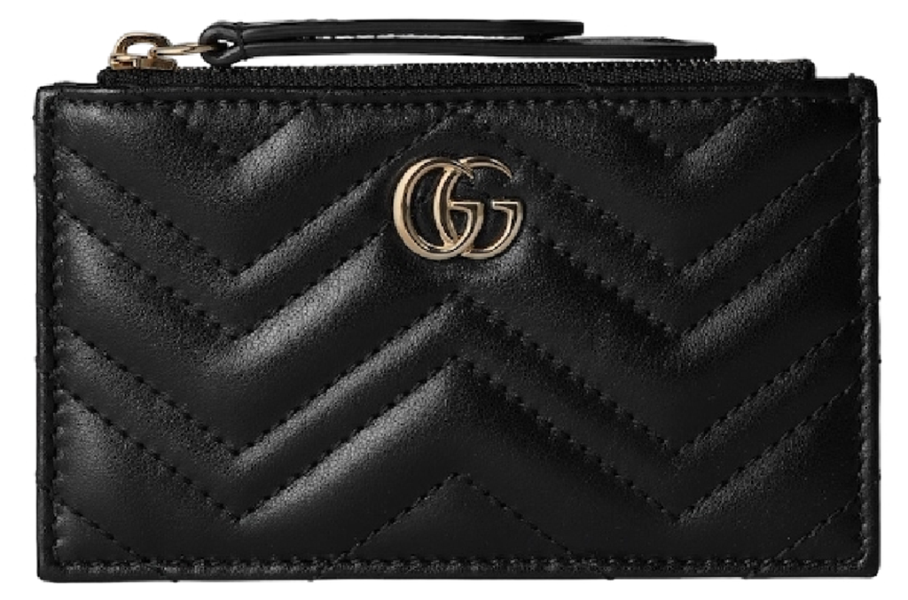Ví Gucci GG Marmont Zip Key Case 'Black' 813353-DTDHD-1000