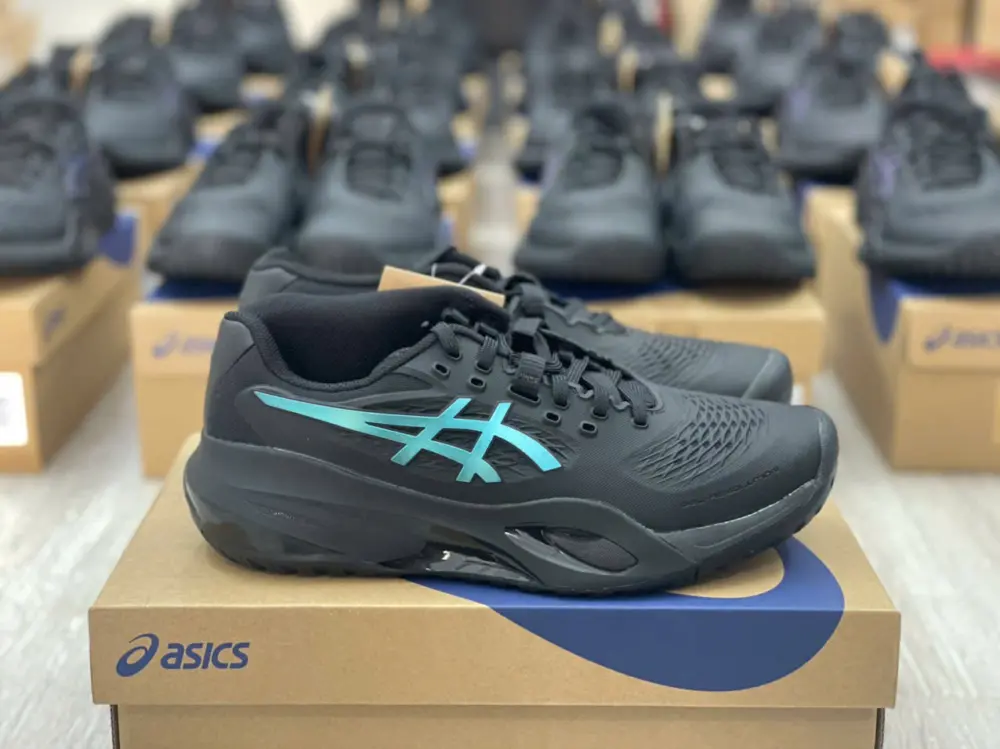 Giày Asics GEL-RESOLUTION X NIGHT ENERGY 'Black' 1041A526-960 - Ảnh 4