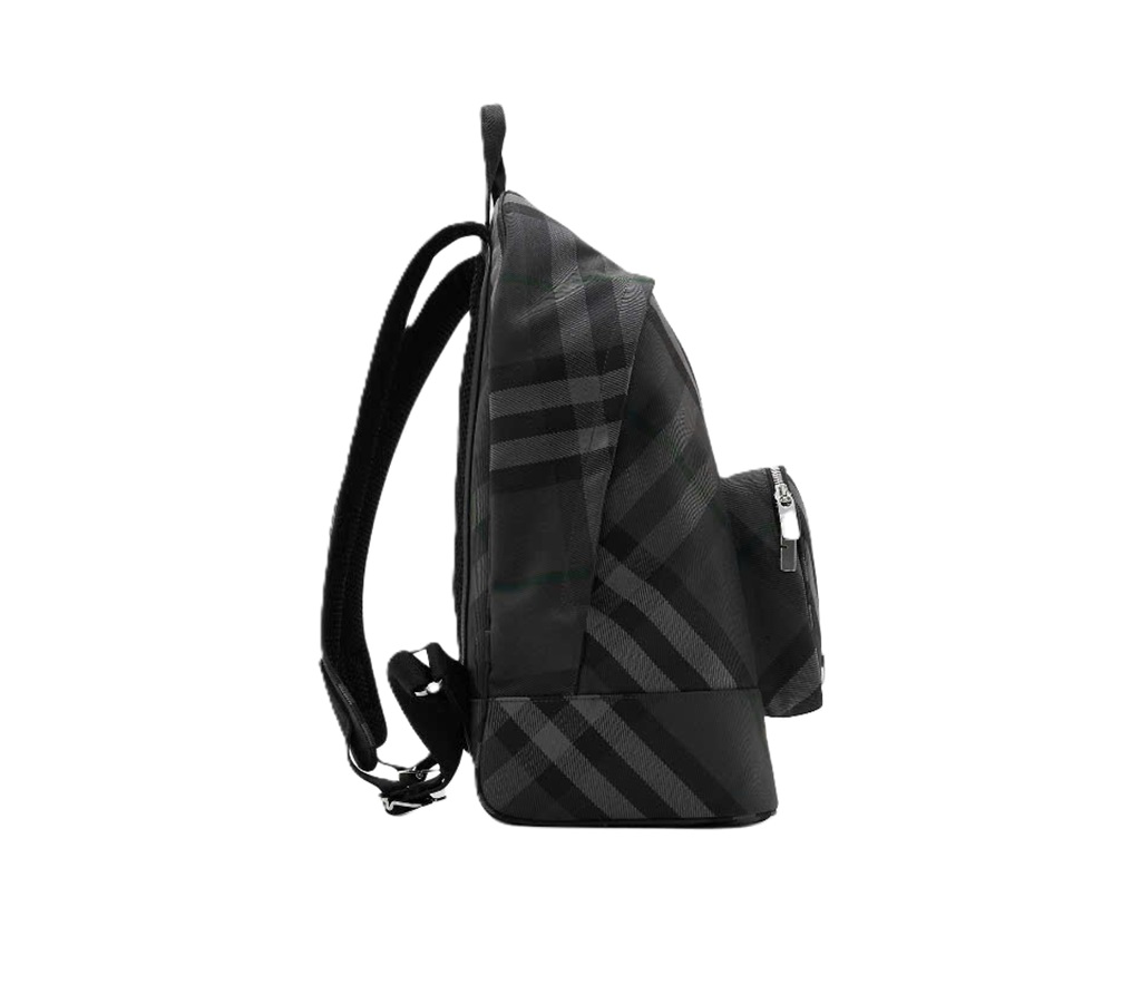 Alternative view of Balo Burberry Grid Check Zipper Closure Polyamide 'Charcoal' 80973471