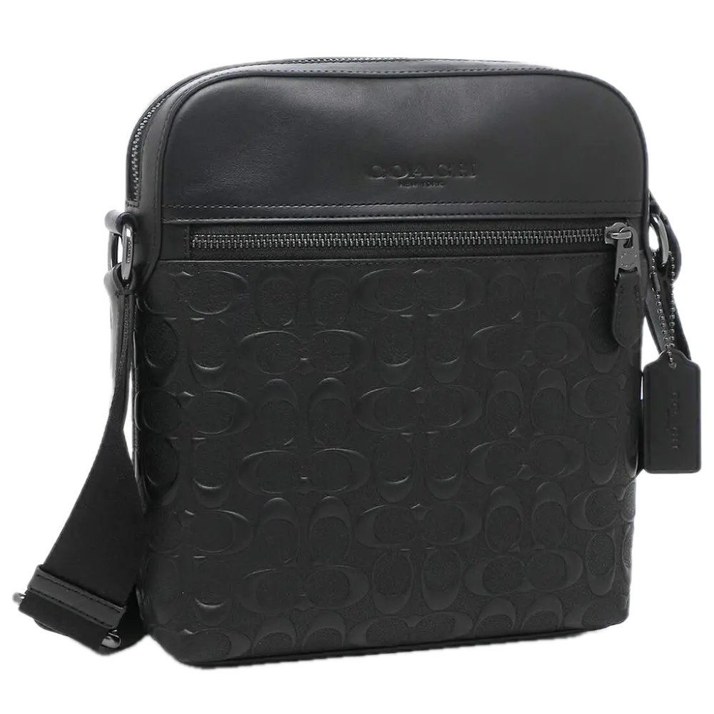 Túi Coach Houston Flight Bag 'Black' 4009-QBBK - Ảnh 4
