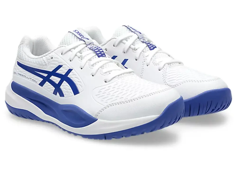 Giày Asics Gel-Resolution X GS ‘White Dark Cobalt’ 1044A081-100 - Ảnh 3