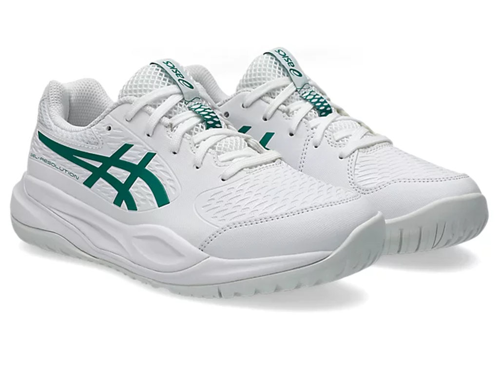 Giày Asics Gel-Resolution X GS ‘White Pitch Green’ 1044A081-101 - Ảnh 5