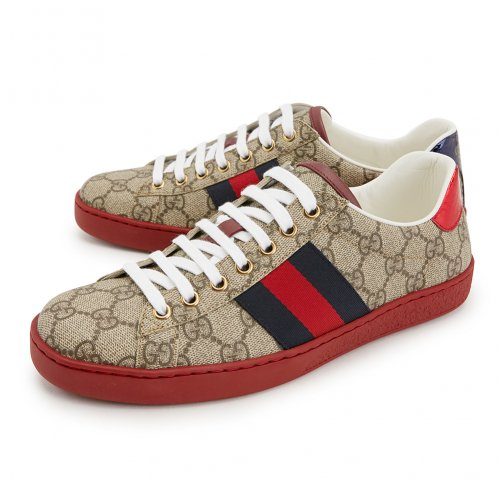 Giày Gucci Ace GG Supreme 'Beige' 429445-K2LH0-9767 - Ảnh 3