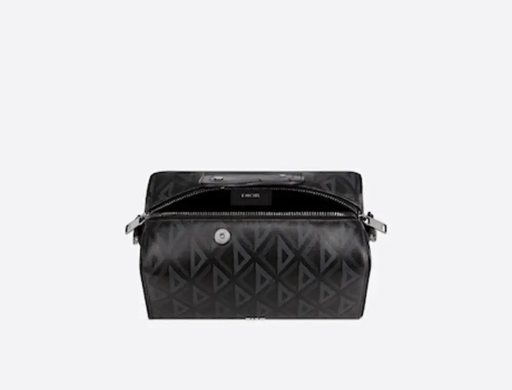 Túi Dior Lingot 22 CD Diamond Canvas 'Black' 1ADPO249CDP-H43E - Ảnh 4