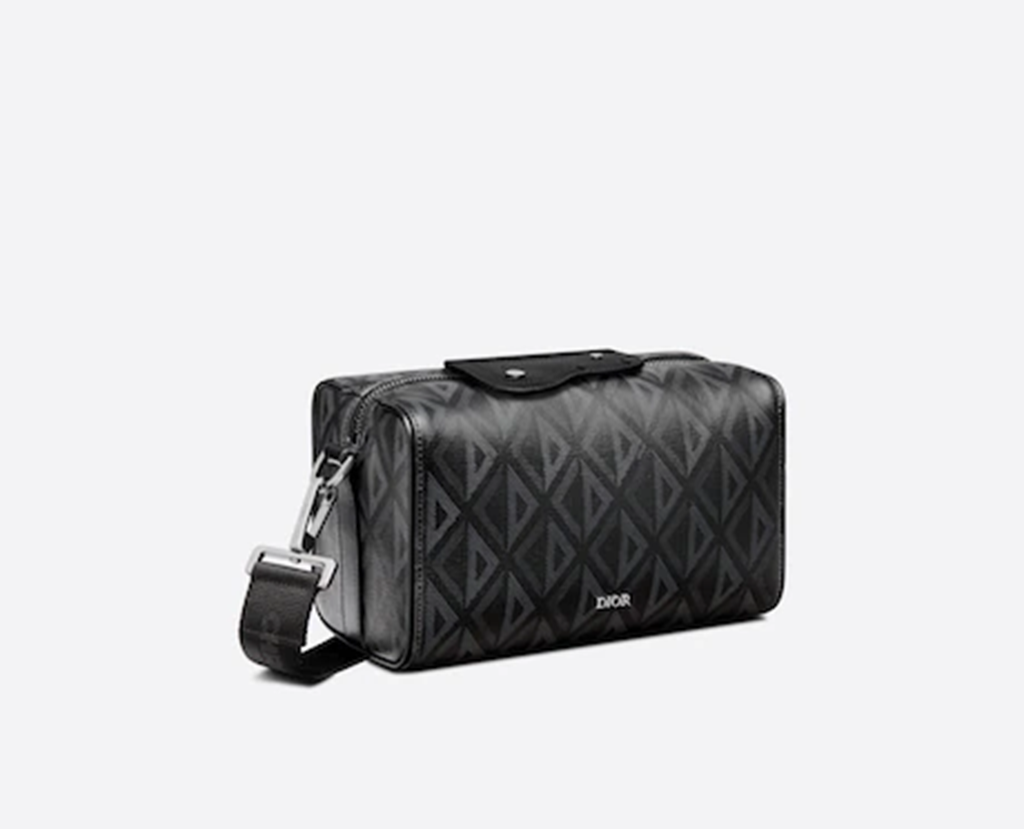Túi Dior Lingot 22 CD Diamond Canvas 'Black' 1ADPO249CDP-H43E - Ảnh 3