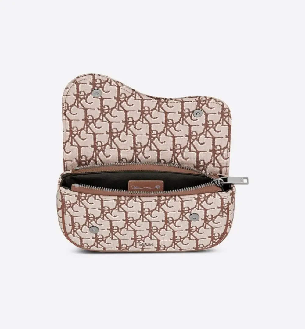 Túi Dior Saddle Arm Pouch 'Coffee' 2ADCA392JOD-H24E - Ảnh 5