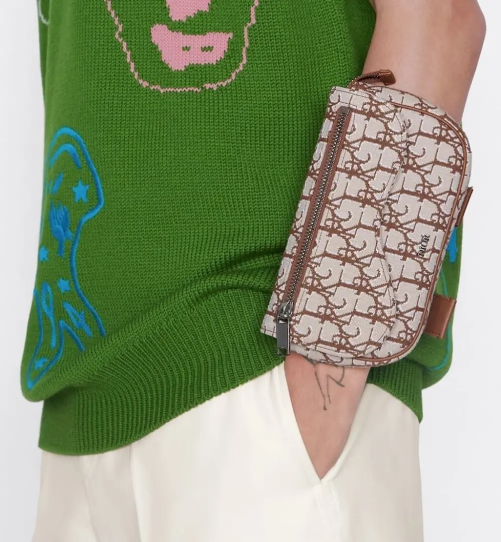 Alternative view of Túi Dior Saddle Arm Pouch 'Coffee' 2ADCA392JOD-H24E