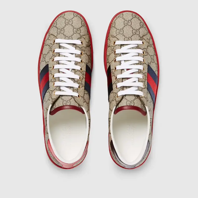 Giày Gucci Ace GG Supreme 'Beige' 429445-K2LH0-9767 - Ảnh 5