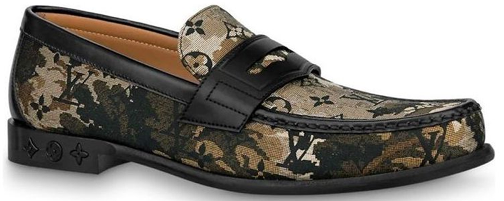 Giày Louis Vuitton Loafers 'Brown Camouflage Monogram' 1A8J3I