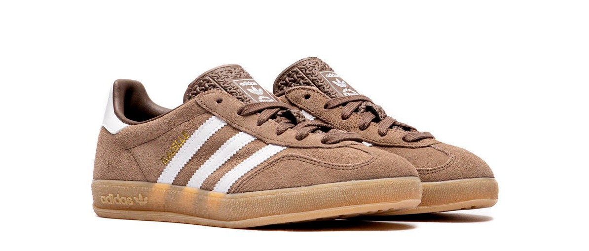 Giày Adidas Gazelle Indoor ‘White Gold Metallic’ JQ0175 - Ảnh 5
