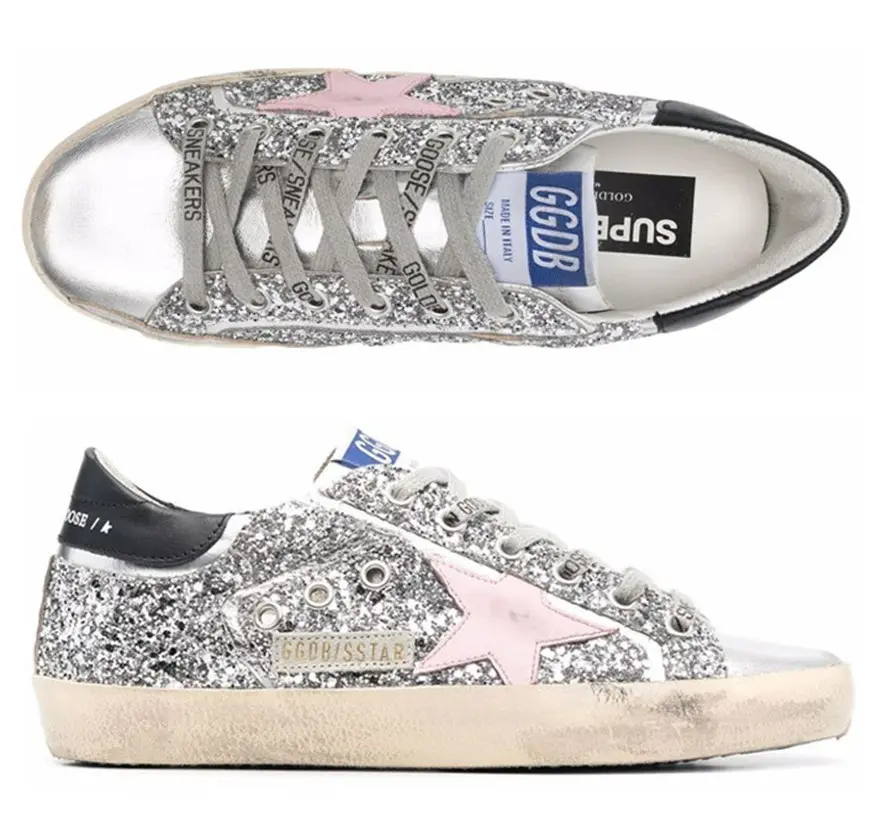 Giày Golden Goose Supperstar ‘Metallic’ GWF00103 F002528 70210 - Ảnh 4