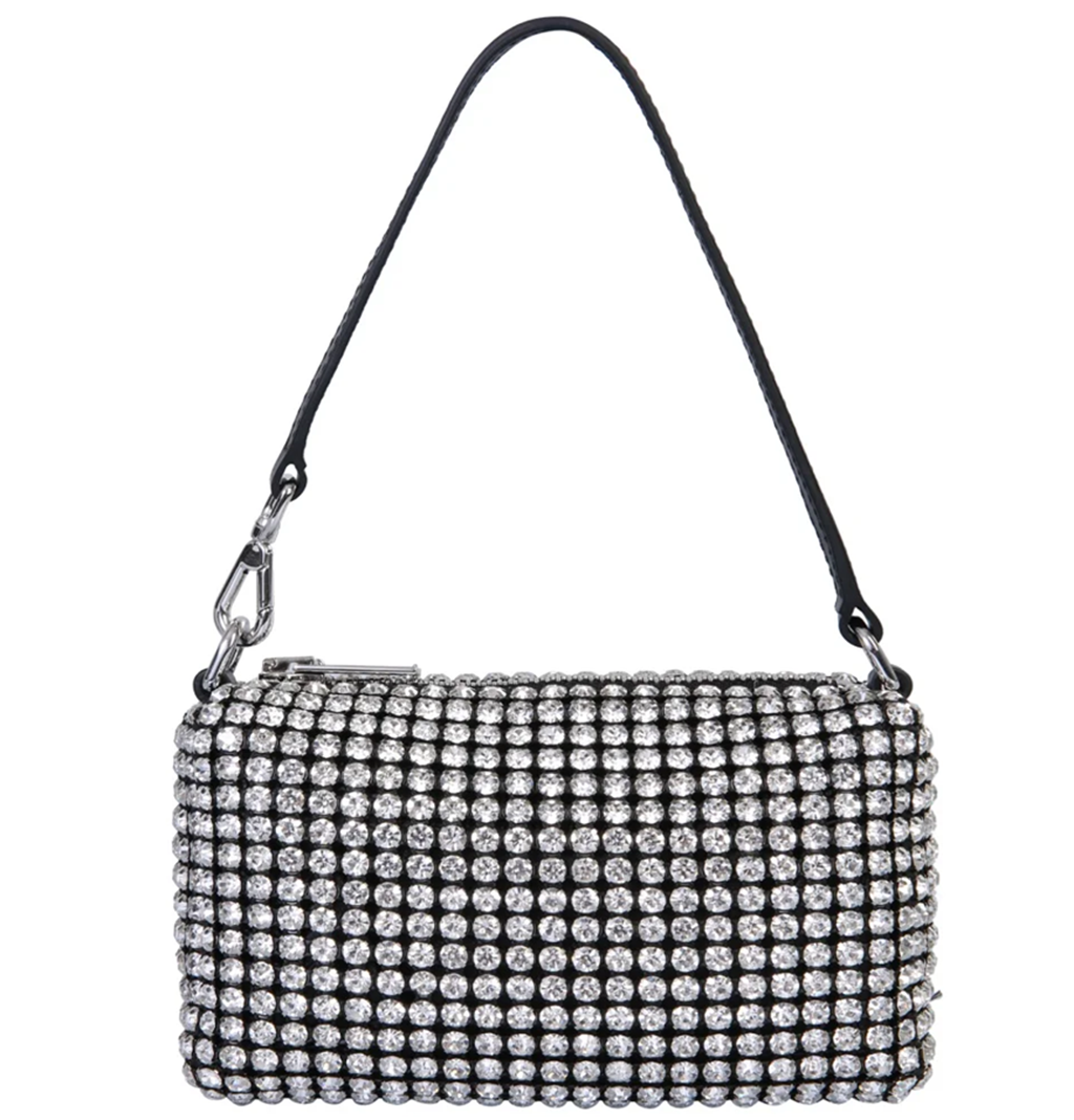 Túi Alexander Wang Wangloc Rhinestone 'Black' 20C220P265-100