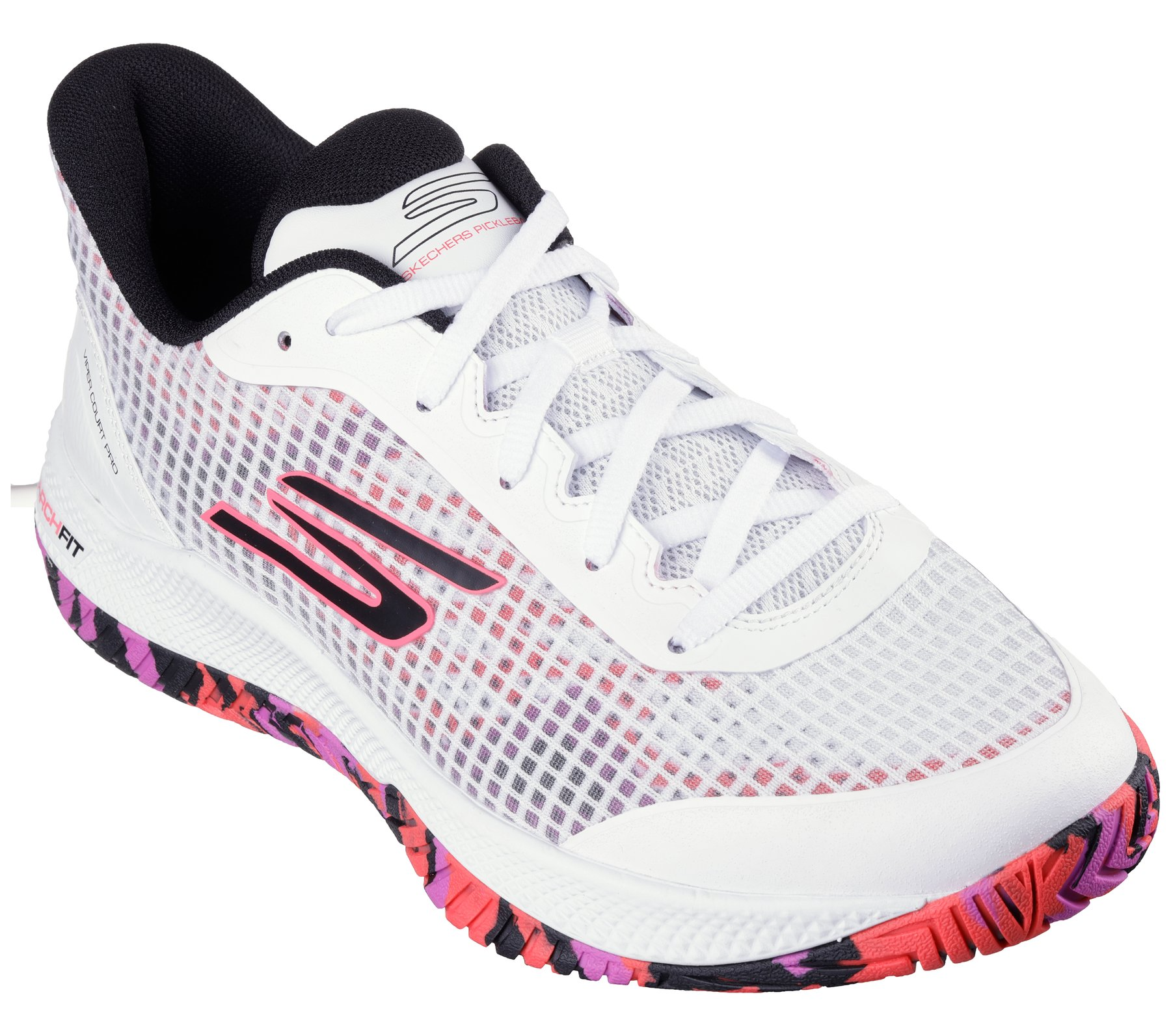 Alternative view of Giày Skechers Viper Court Pro ‘White Hot Pink’ 246069C-WHP