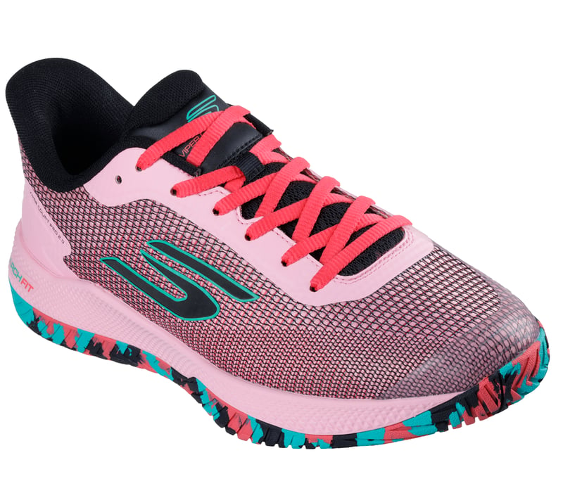Giày Skechers Viper Court Pro 2.0 ‘Pink Black’ 246109-PKBK - Ảnh 4