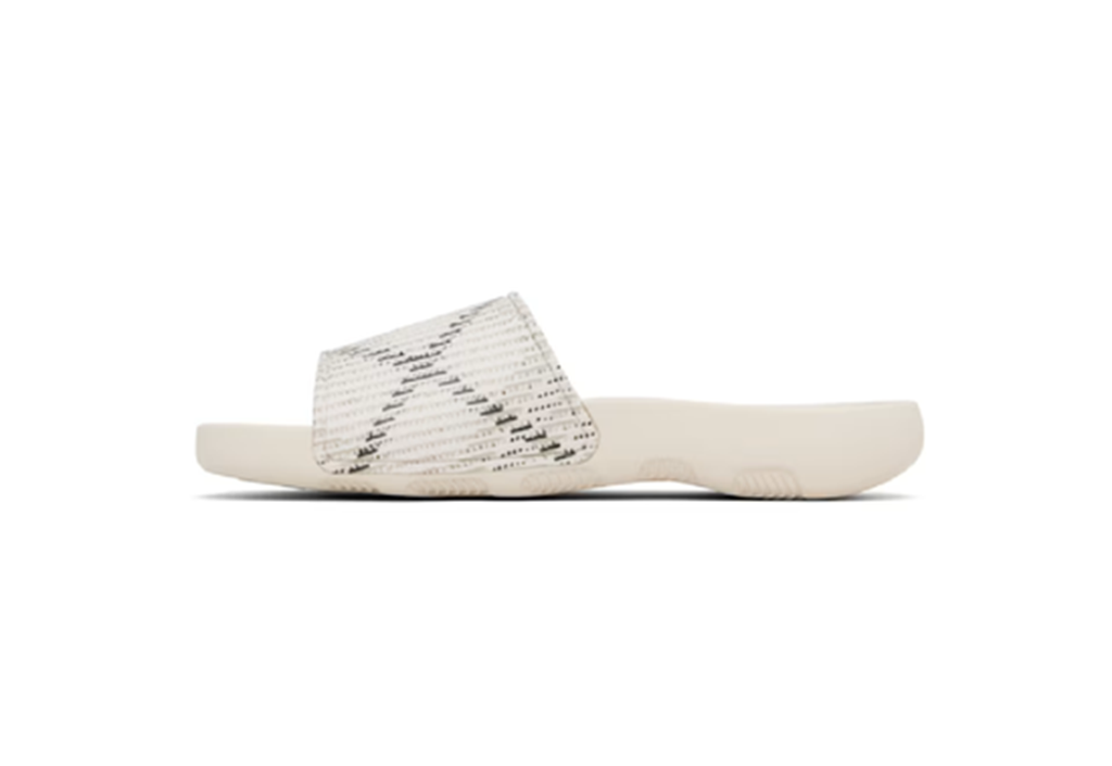 Dép Burberry Check Dive Slides Sand 'Beige' 251376M234011 - Ảnh 3