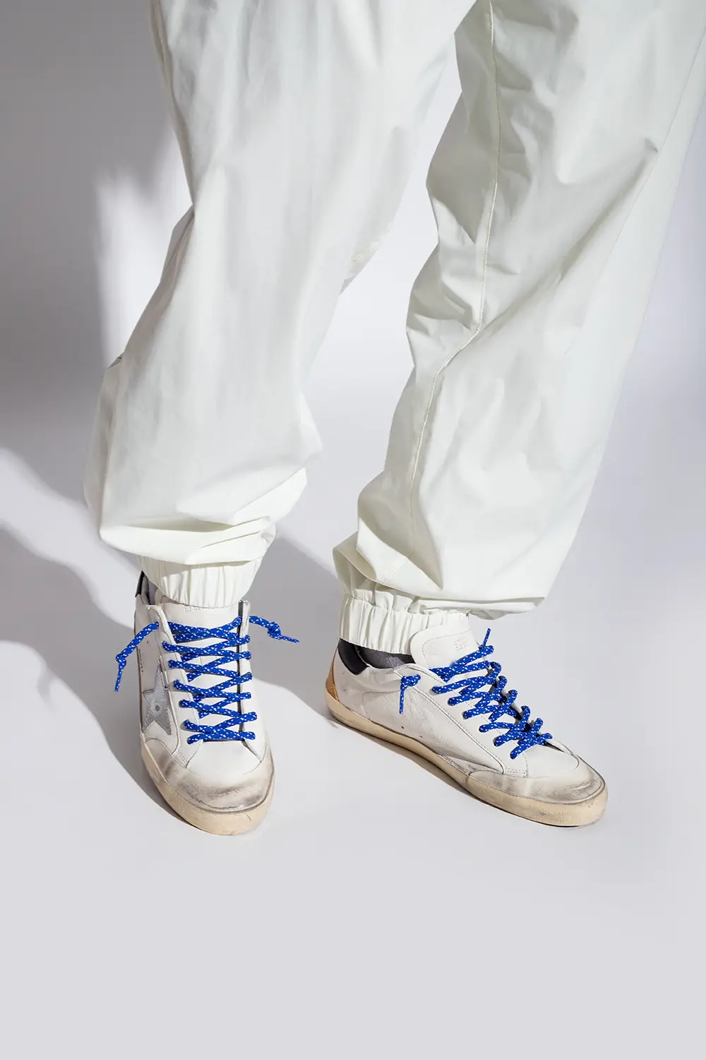 Giày Golden Goose Supper Star ‘White Silver’ GMF00175 F002553 10906 - Ảnh 5