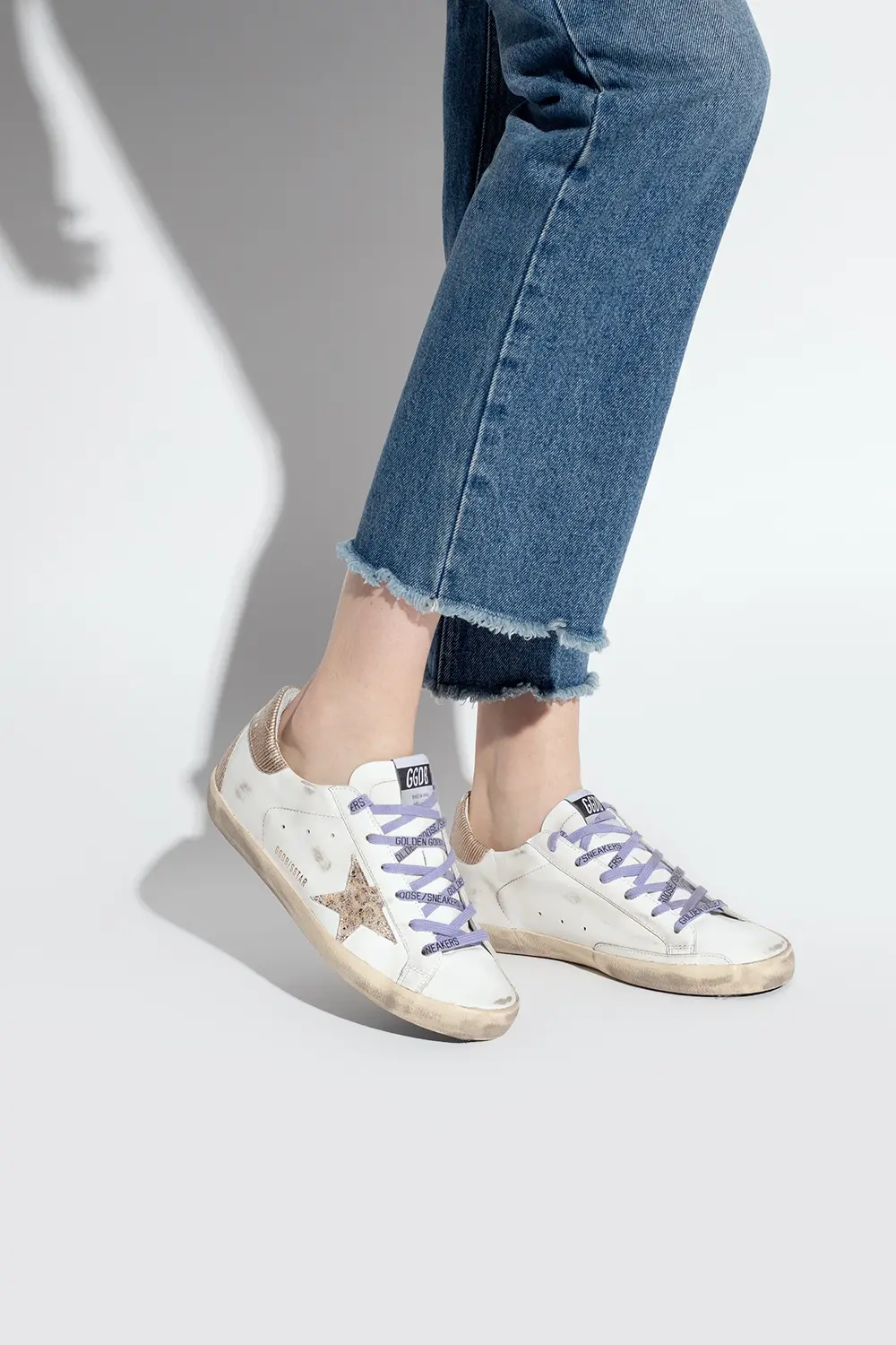 Alternative view of Giày Golden Goose Ladies ‘White Gold’ GWF00102 F002491 10883