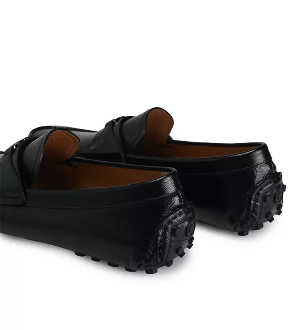 Giày Salvatore Ferragamo Gancini Ornament 'Black' 2BF09SH9587EBCGS - Ảnh 4