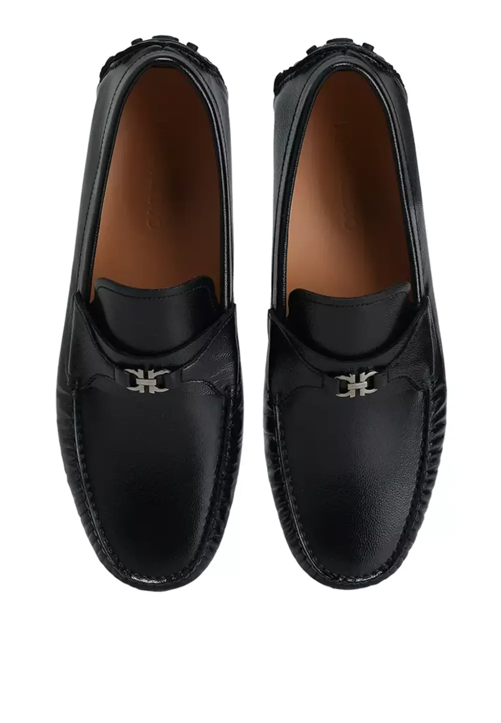 Giày Salvatore Ferragamo Gancini Ornament 'Black' 2BF09SH9587EBCGS - Ảnh 3