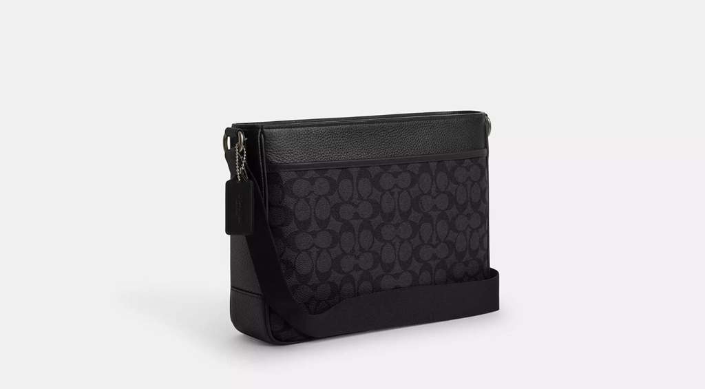 Túi Coach District Crossbody Bag ‘Black’ CV761-QBMI5 - Ảnh 3