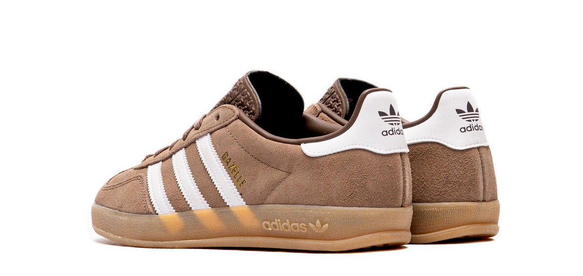 Giày Adidas Gazelle Indoor ‘White Gold Metallic’ JQ0175 - Ảnh 4