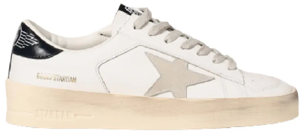 Giày Golden Goose Stardan Low-Top In Leather 'Black White' GWF00128-F000567-10220