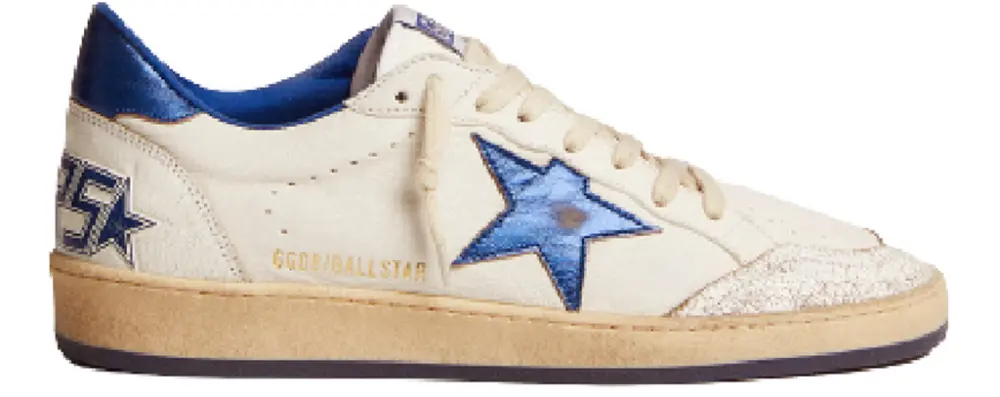 Giày Golden Goose Ball Star Sneakers 'White Nappa' GMF00117-F002198-10327
