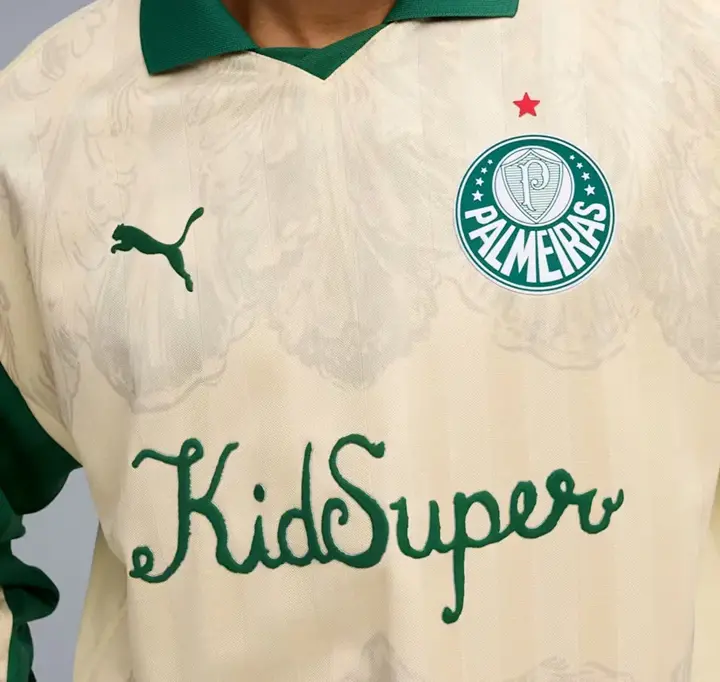 Alternative view of Áo Puma Palmeiras x KidSuper LS Retro ‘Alpine Snow Vine’ 606852-11