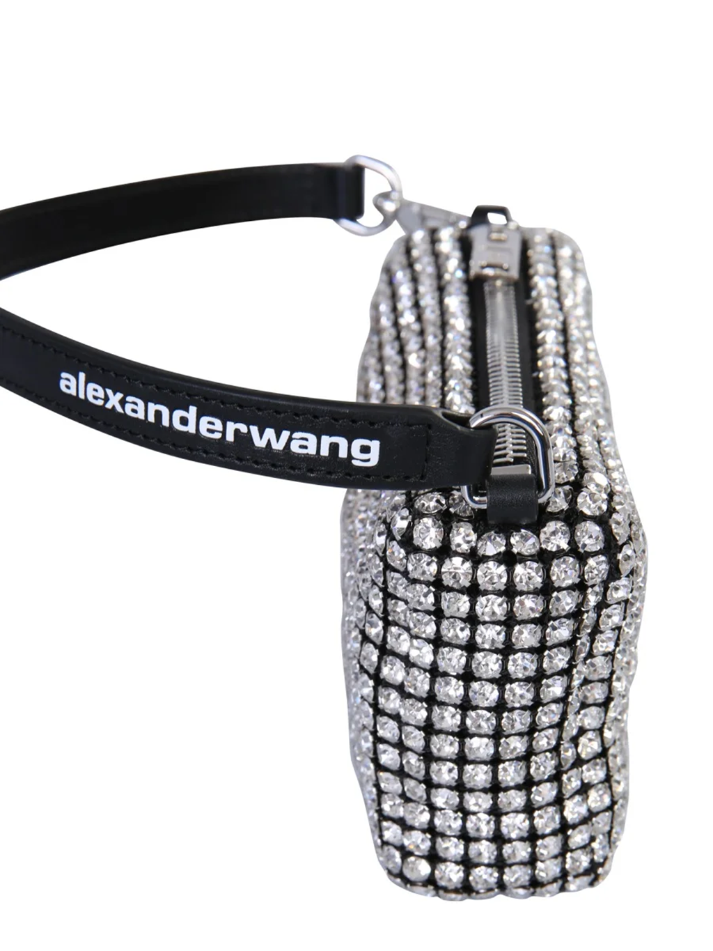 Túi Alexander Wang Wangloc Rhinestone 'Black' 20C220P265-100 - Ảnh 4