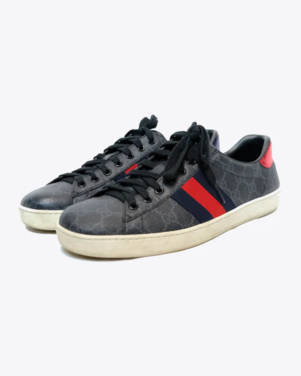 Giày Gucci Ace GG Supreme 'Black Grey' 429445-K2LH0-1130 - Ảnh 3