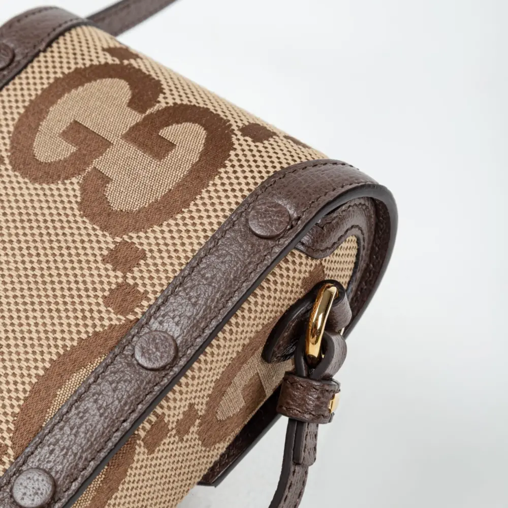 Túi Gucci 1955 Horsebit Jumbo GG Mini ‘Beige’ 625615-UKMBG-2572 - Ảnh 4